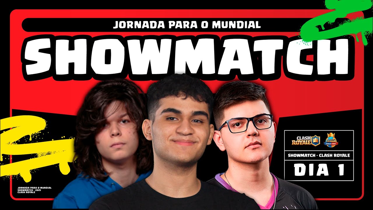 JORNADA PARA O MUNDIAL DA CLASH ROYALE LEAGUE - PROS VS INFLUENCIADORES - DIA 1