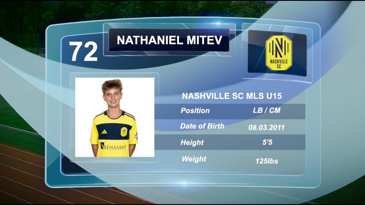Nathaniel Mitev / Nashville SC MLS U15 / Skills / 2025
