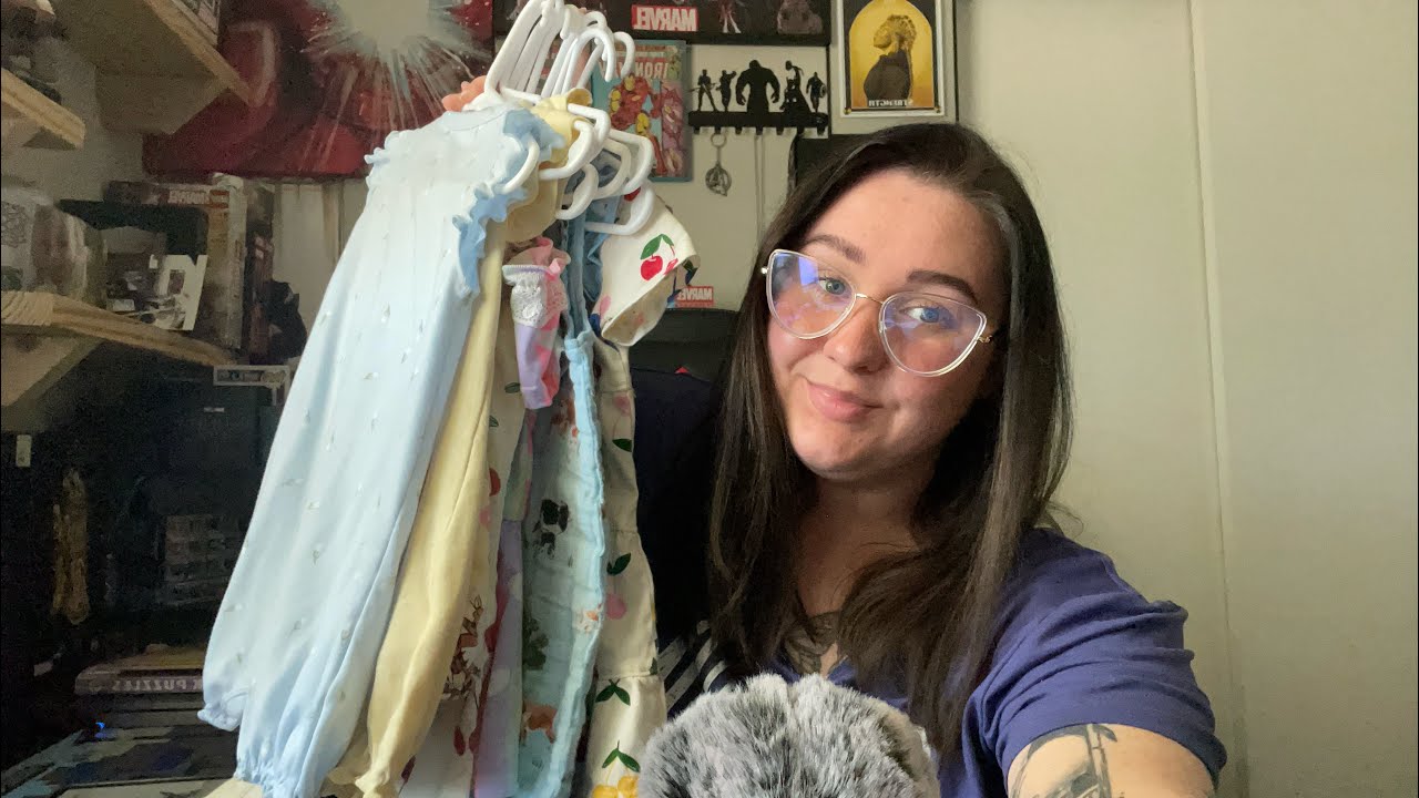 ASMR show and tell baby summer wardrobe ☀️☺️🐝