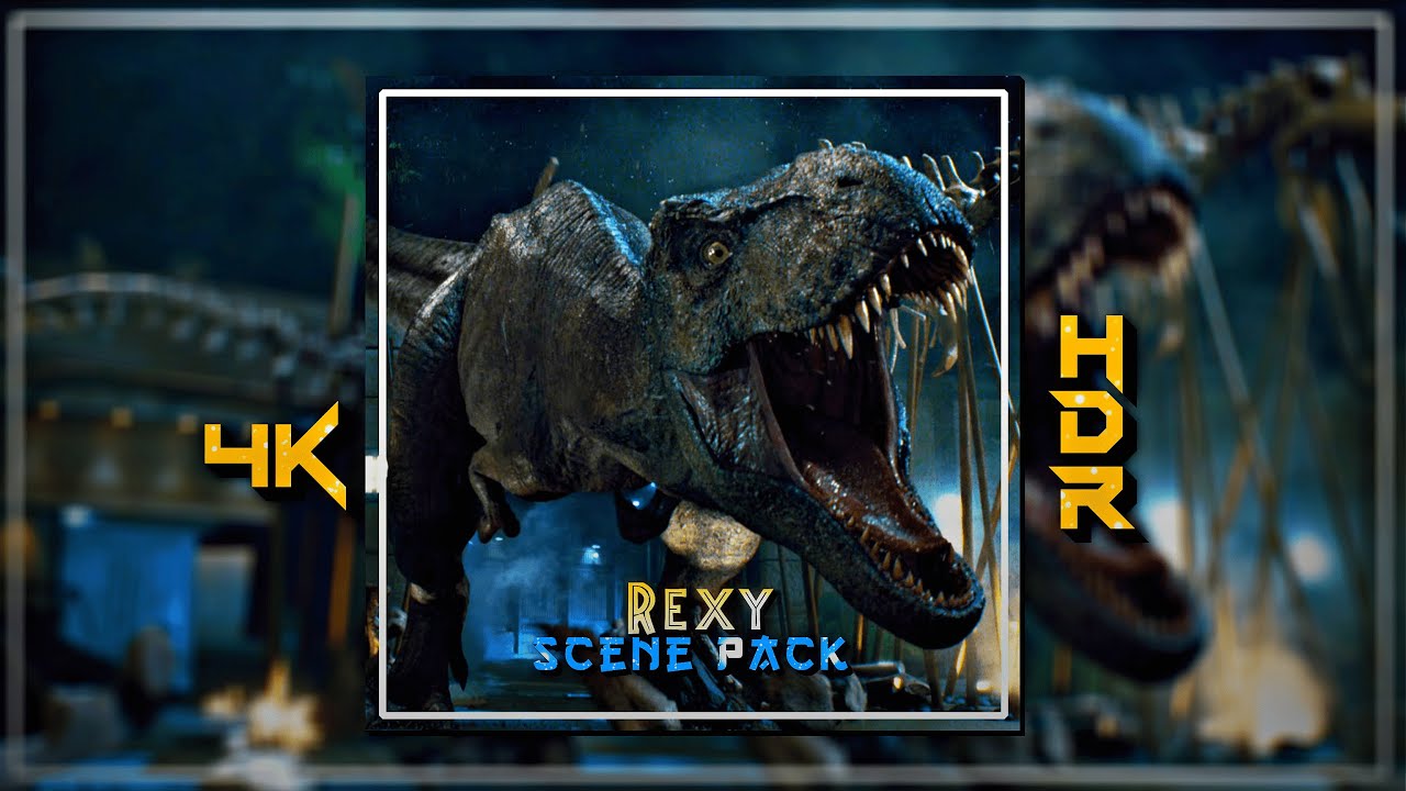 Rexy Tyrannosaurus Rex 4K HDR Scene Pack | Jurassic World