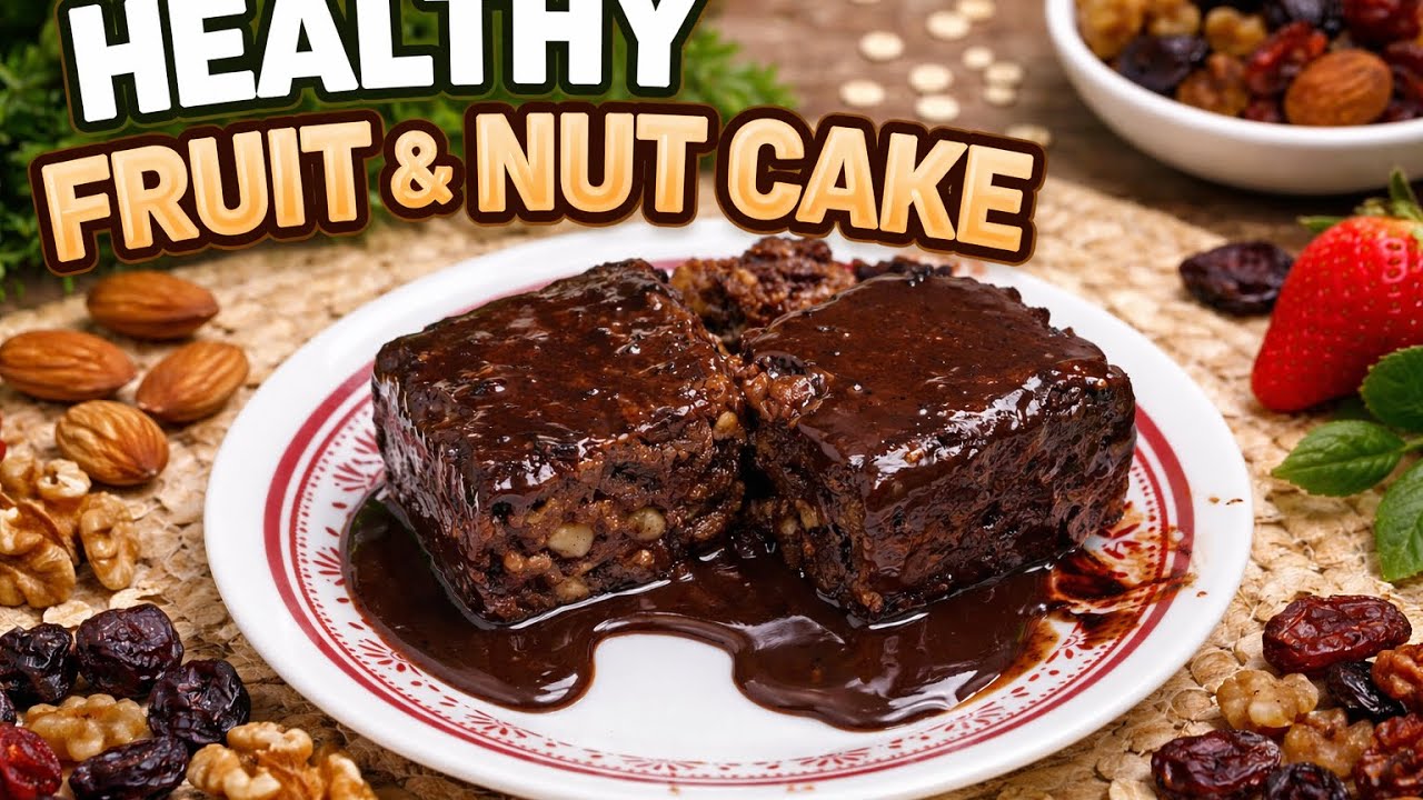 Healthy Fruits and nuts Cake    #viral #trending #recipe #food #healthy #health #delicious