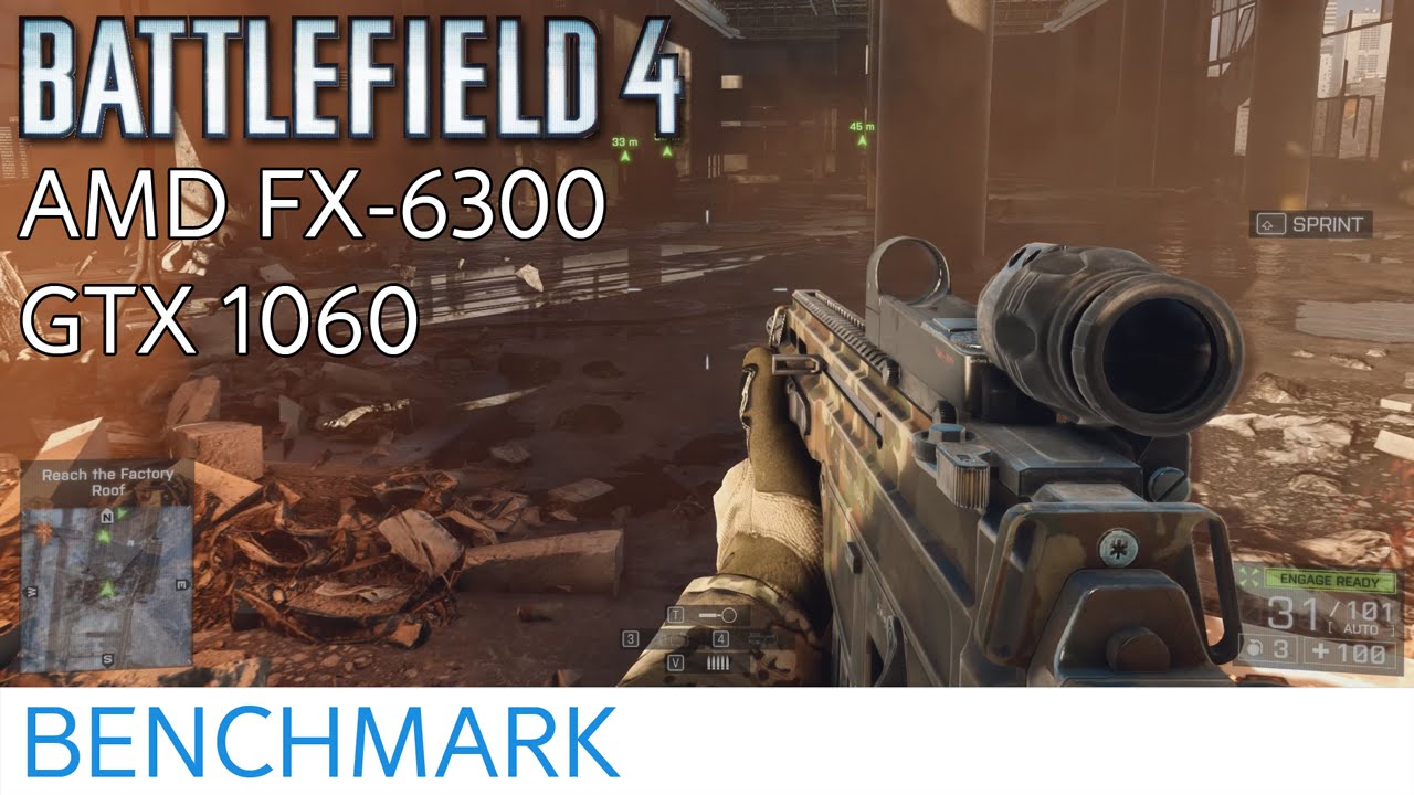 BATTLEFIELD 4 | Ultra Settings | GTX 1060/AMD FX-6300/16GB DDR3