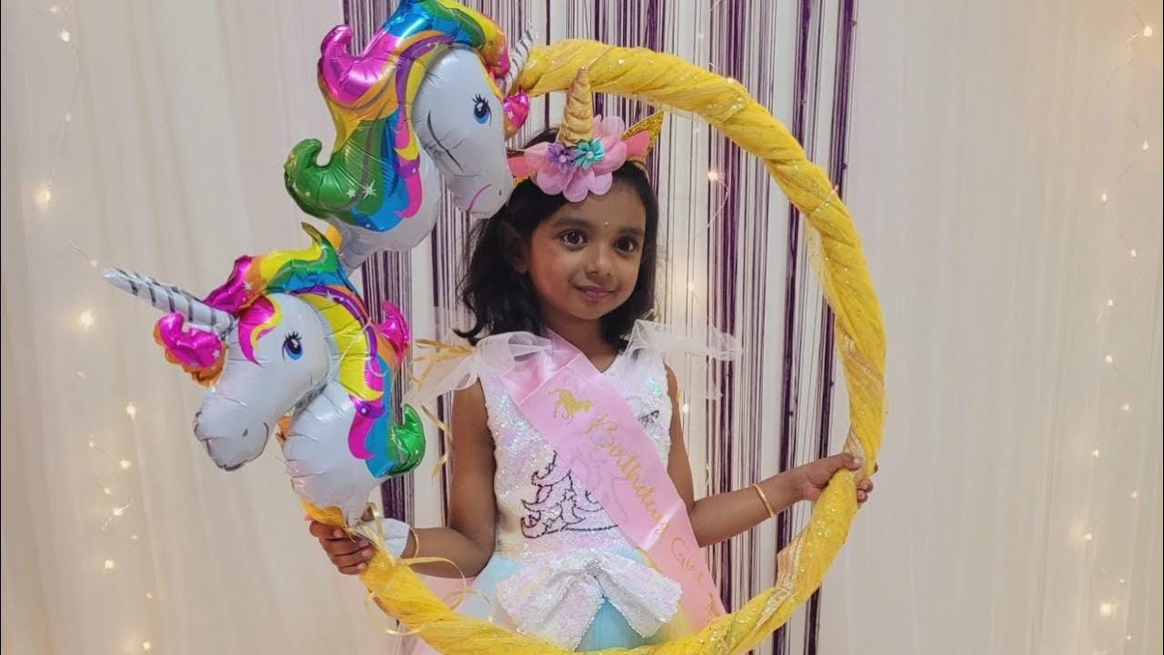 Hula hoop photo booth / unicorn theme photo booth / diy photo booth for birthday