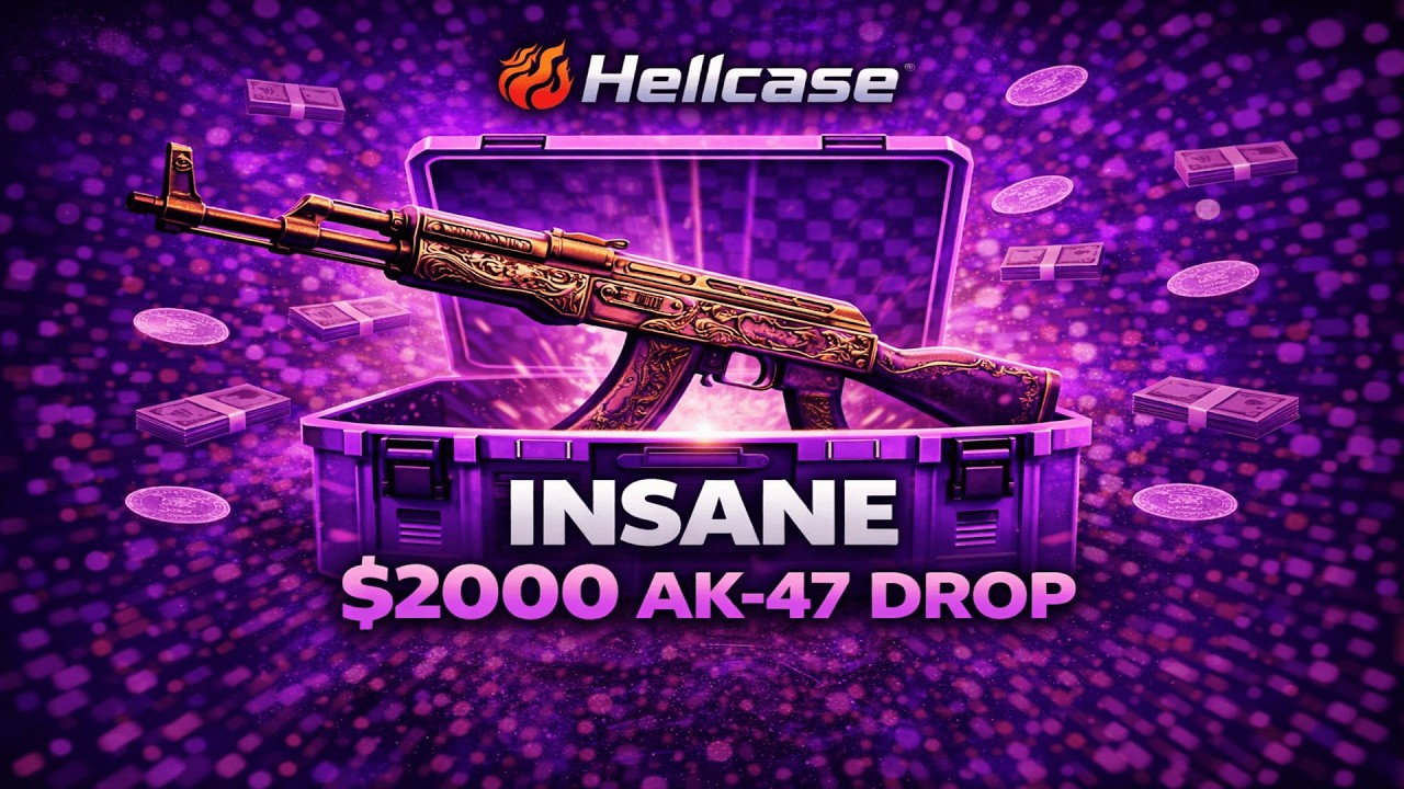 INSANE $2000 AK-47 Drop | Hellcase Case Opening