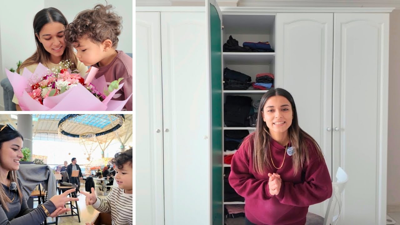 BAYRAMA KADAR DOLAP DÜZENİ YAPIYORUM-Part 1|Çeyizlerim|Annemde  Kavurma|Kadınlar Günümü Kutladılar🌸