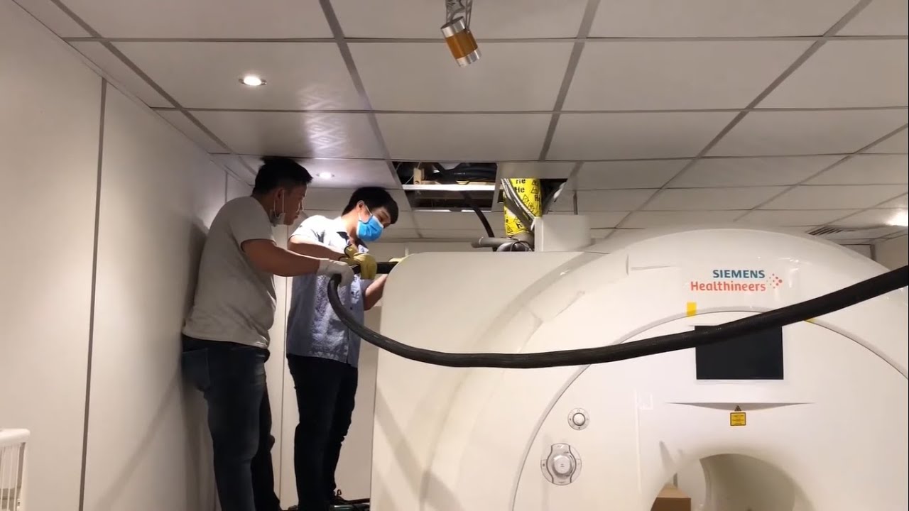 Fill Helium to Magnet MRI -  Nạp Khi He cho hệ thống MRI