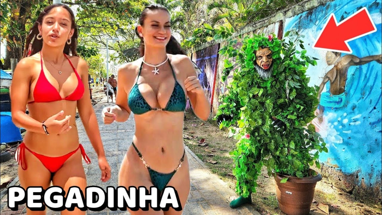 EU TROLLEI ELAS DEMAIS - PEGADINHA HOMEM PLANTA