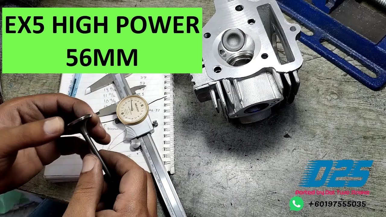 HEAD EX5 2428 FLOW TEST DAN PORTING // BOLEH KELUAR POWER KE??PART 1