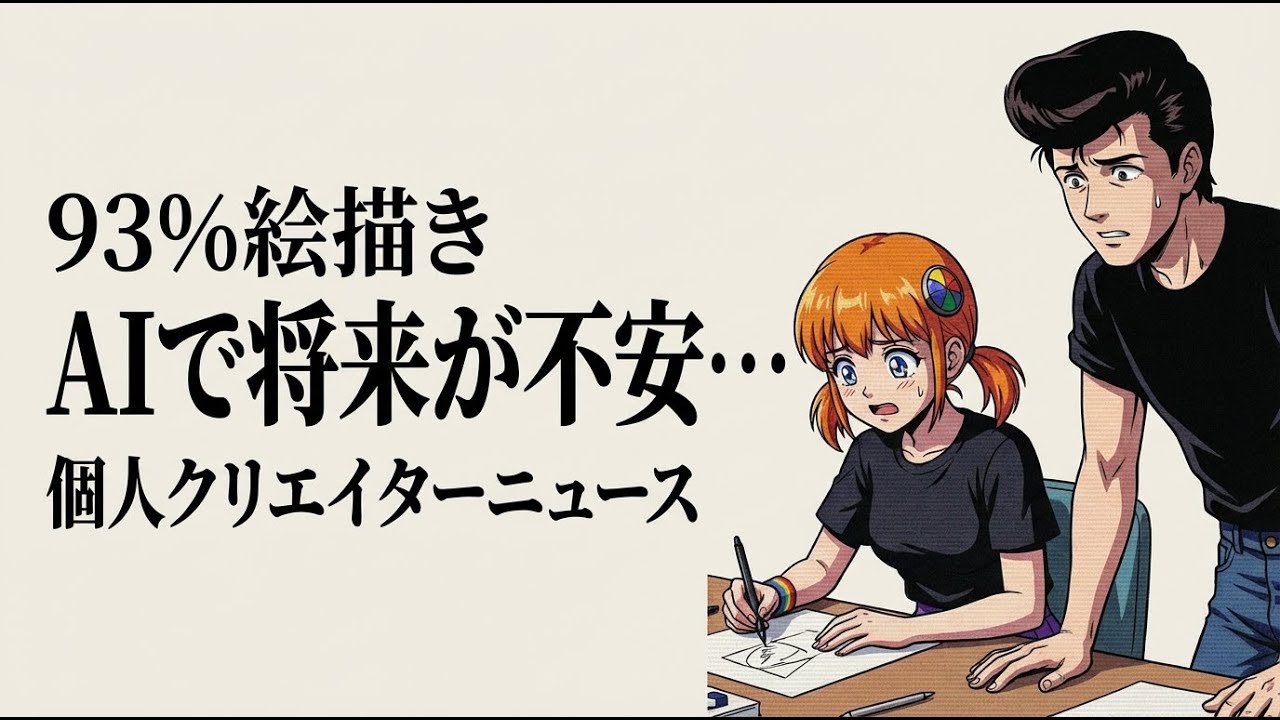 クリエイターニュース｜絵を描くフリーランスの約9割がAIに強い不安 / AIに選ばれるAEO対策が必要な時代に /