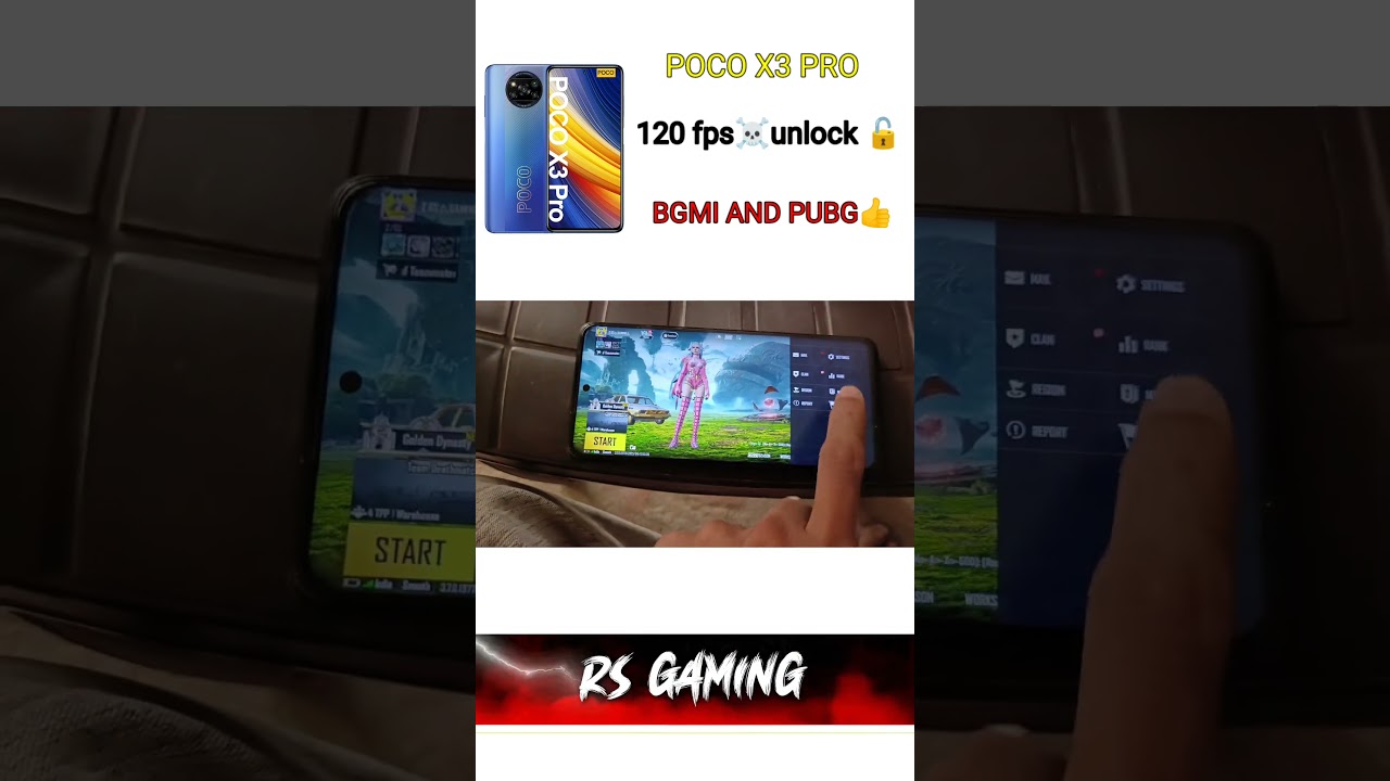 POCO X3 PRO,120fps☠️unlock🔓2025 agar aap ko bhi kr ne hai comment kre,#RSGAMING #bgmi #shorts
