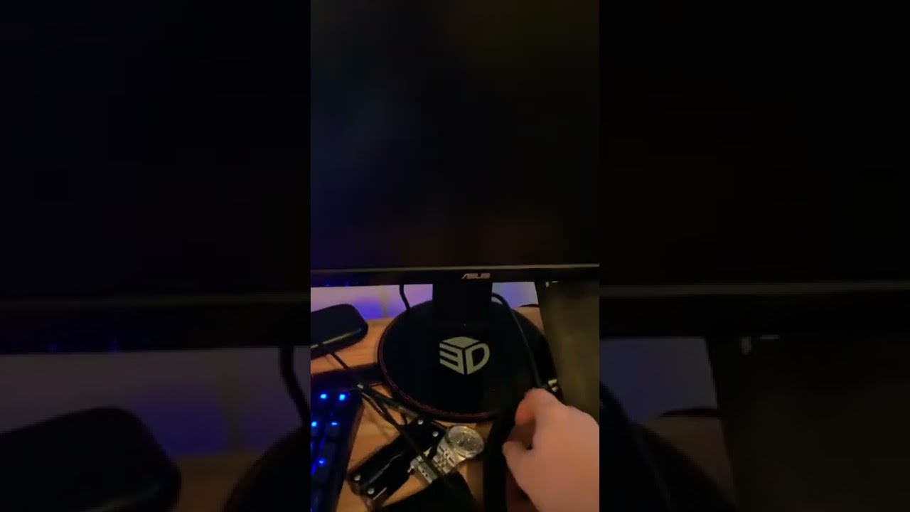 Why your asus monitor has a black screen even though its on