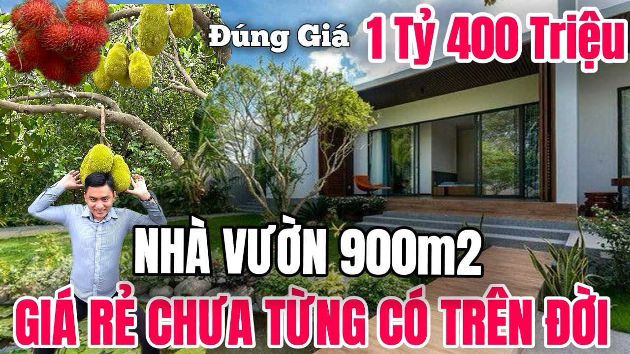 Tập 89_ Chủ Vỡ Nợ Bán Rẻ Nhà Vườn Ven Chợ Hưng  Long Bình Chánh- 900m2 Giá 1 tỷ 400 Rẻ Chưa Từng Có✅