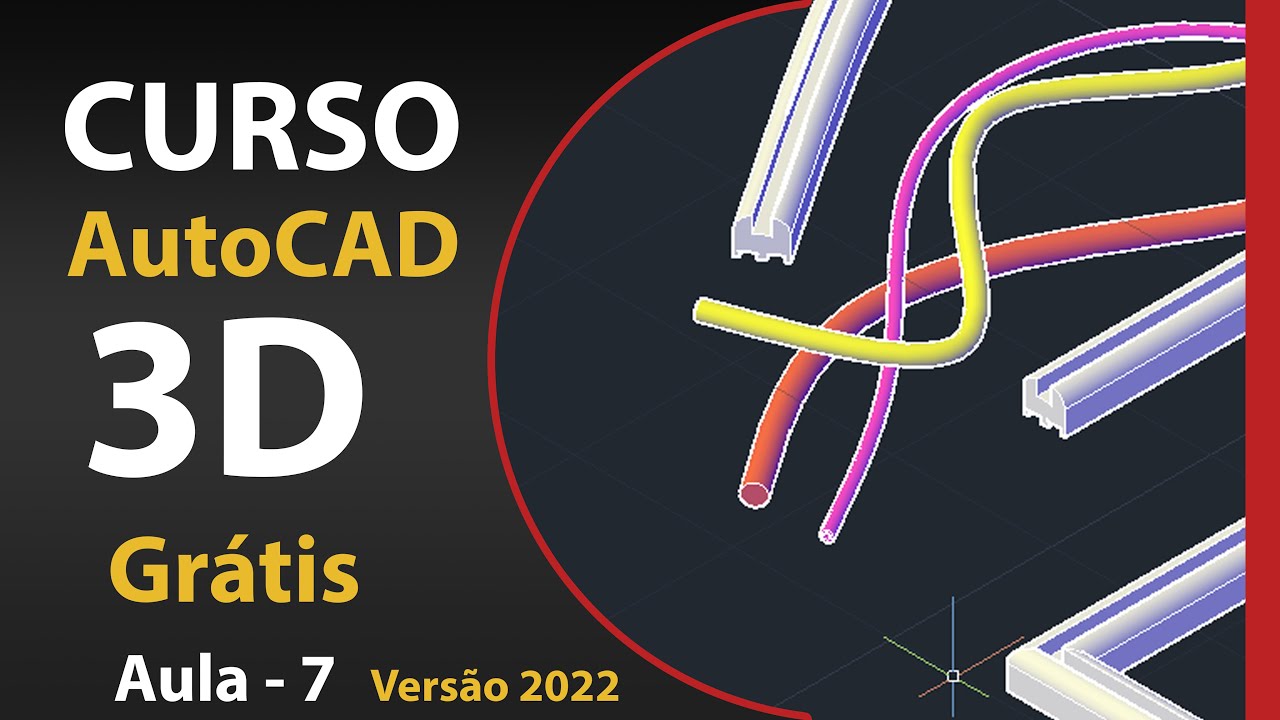 AutoCAD 2022  3D - Curso - Aula 7 - Criando a porta e janela Parte 2