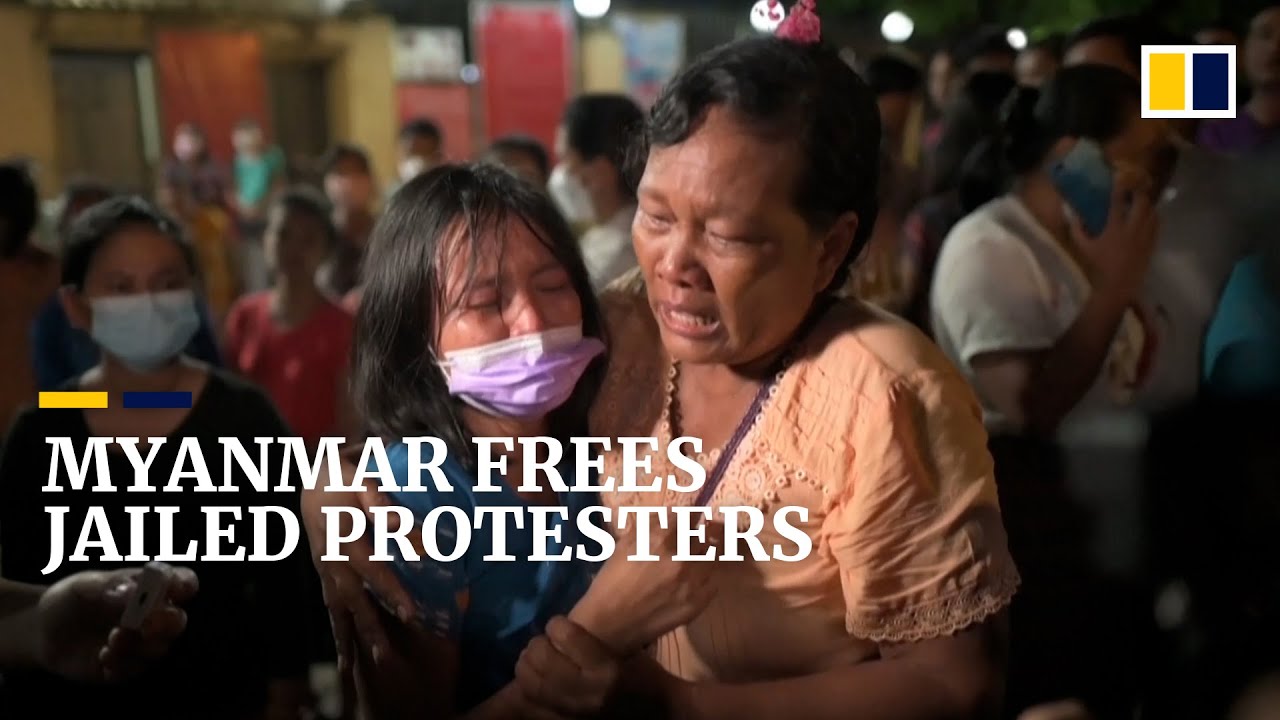 Joy and sorrow as Myanmar junta frees political prisoners detained in anti-coup protests