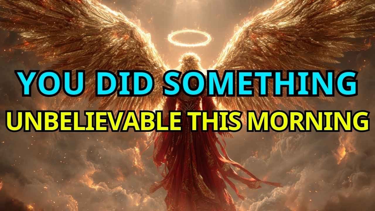 🔴Chosen Ones: Your Actions This Morning Shocked Heaven — Even God Was Amazed