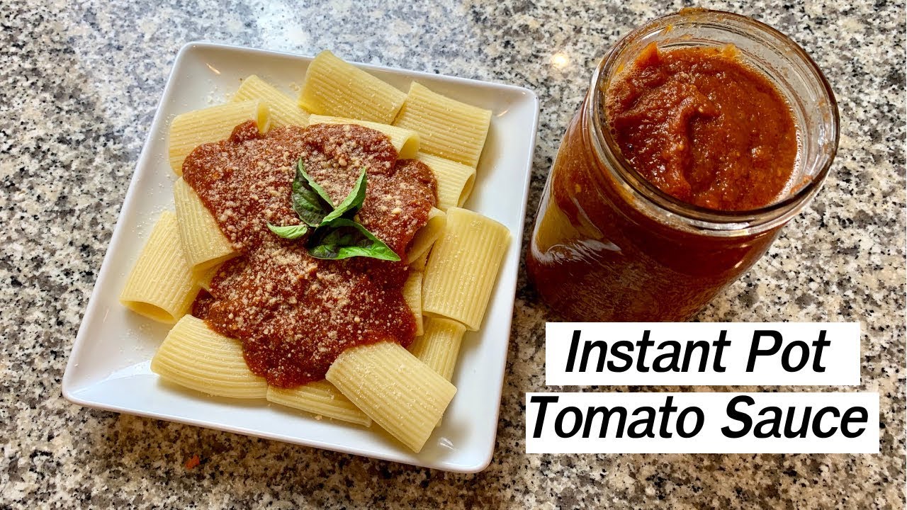 Homemade Instant Pot Tomato Sauce