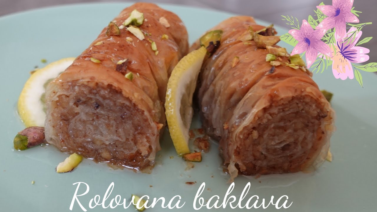 KAKO NAPRAVITI ROLOVANU BAKLAVU UZ POMOC IGLE