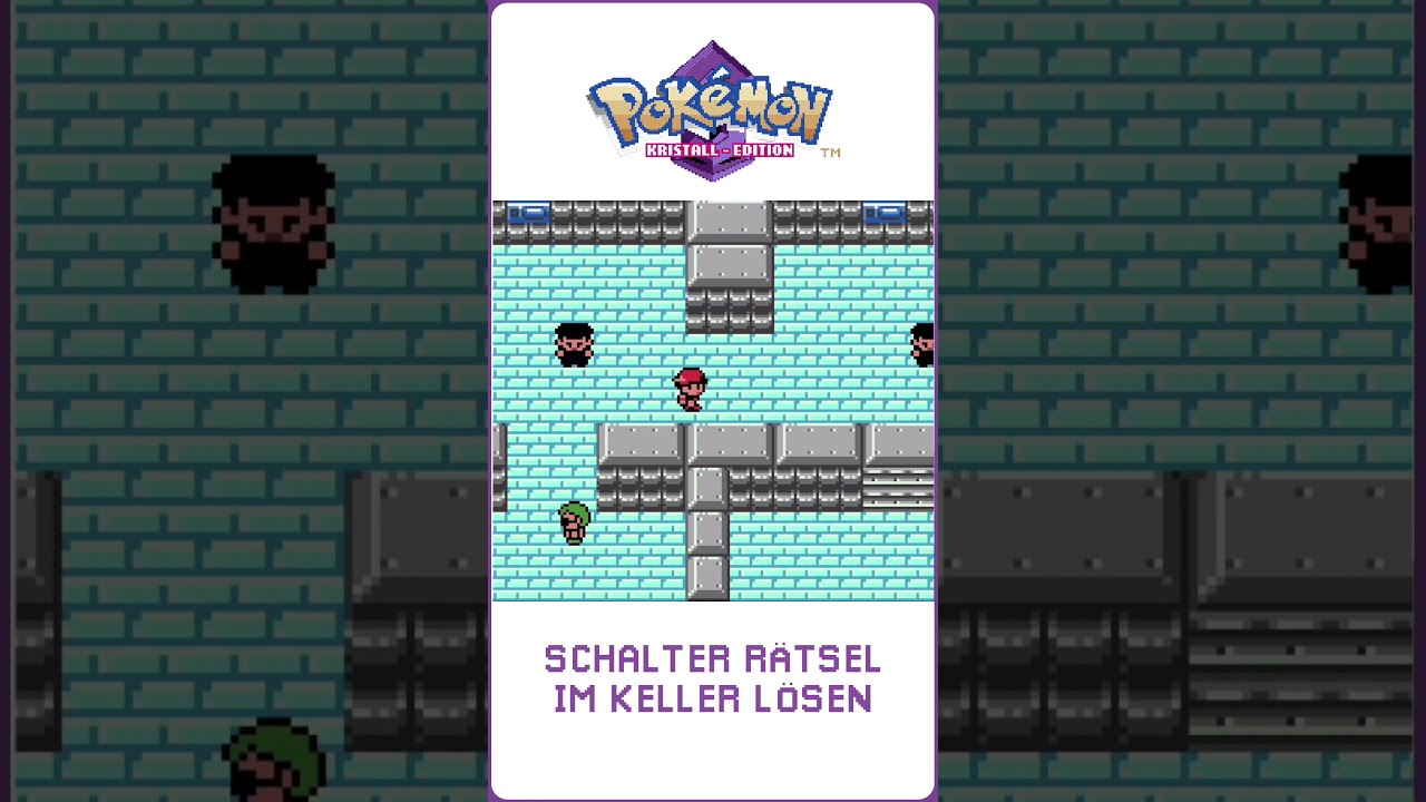 Schalter R&auml;tsel im Untergrund von Dukatia City L&ouml;sen! Ream Rocket! Pokemon Kristall Shorts