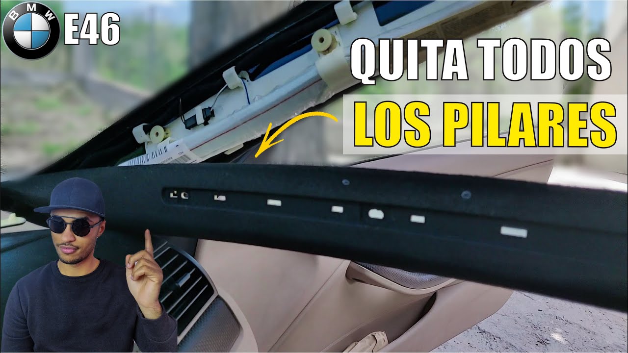 🔧Cómo DESMONTAR PILARES A, B, C del Bmw E46 (paso a paso)