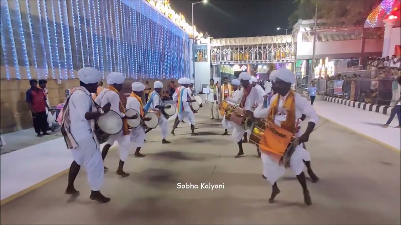 Drum Beats Performance at Tirumala Srivari Salakatla Brahmotsavalu Sept 2023