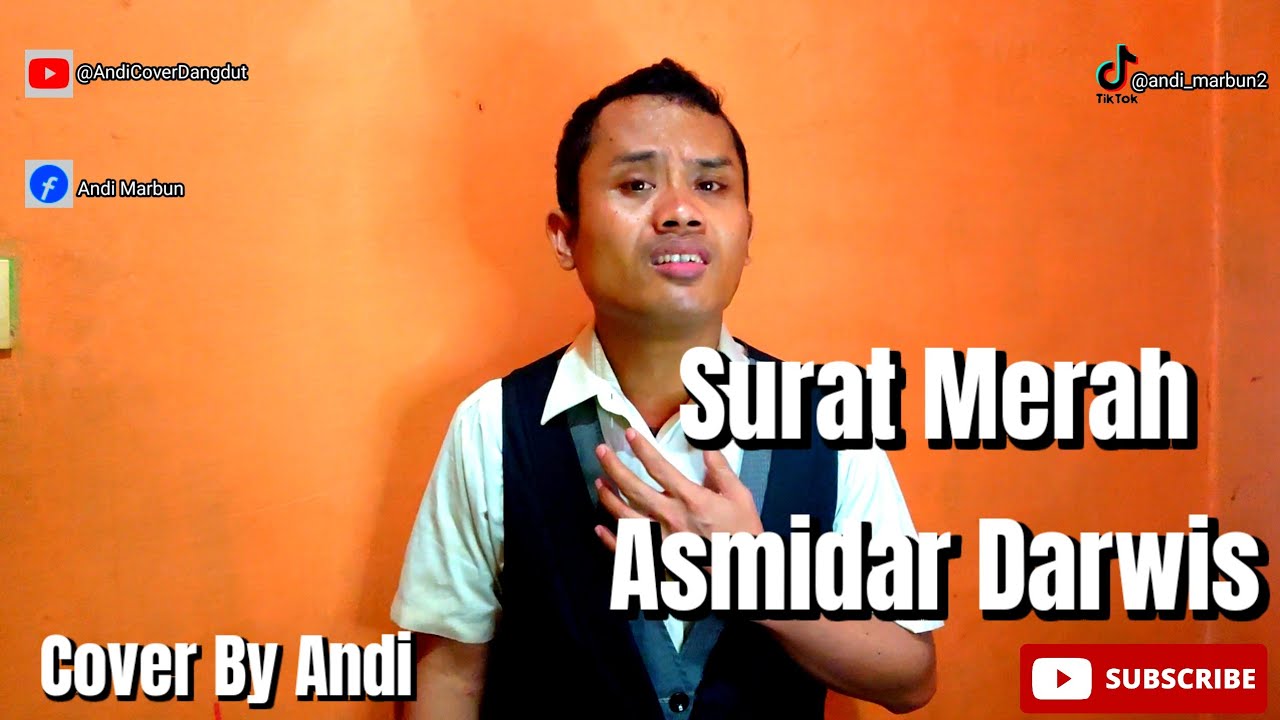 surat merah - Asmidar Darwis - cover by Andi 