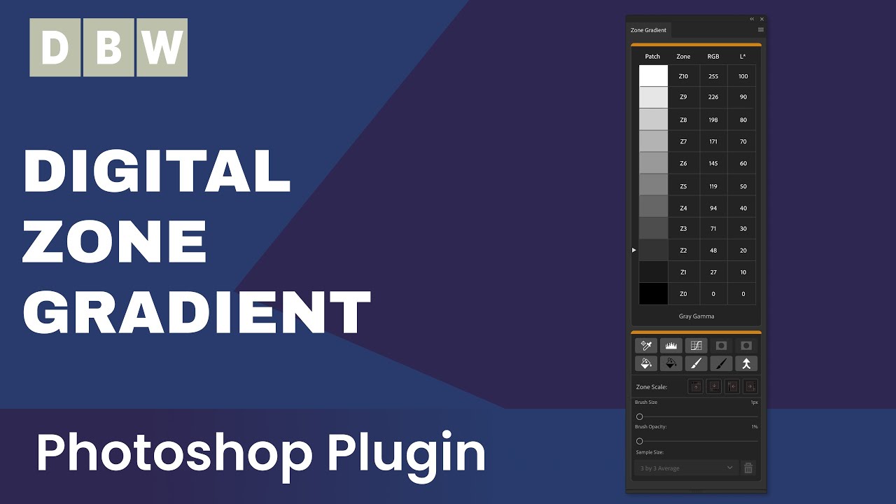 Digital Zone Gradient Photoshop Plugin