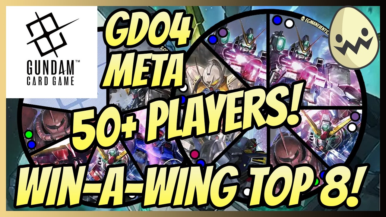 Карточная игра Gundam: GD04 Meta Win-A-Wing Tournament! Топ-8 колод!