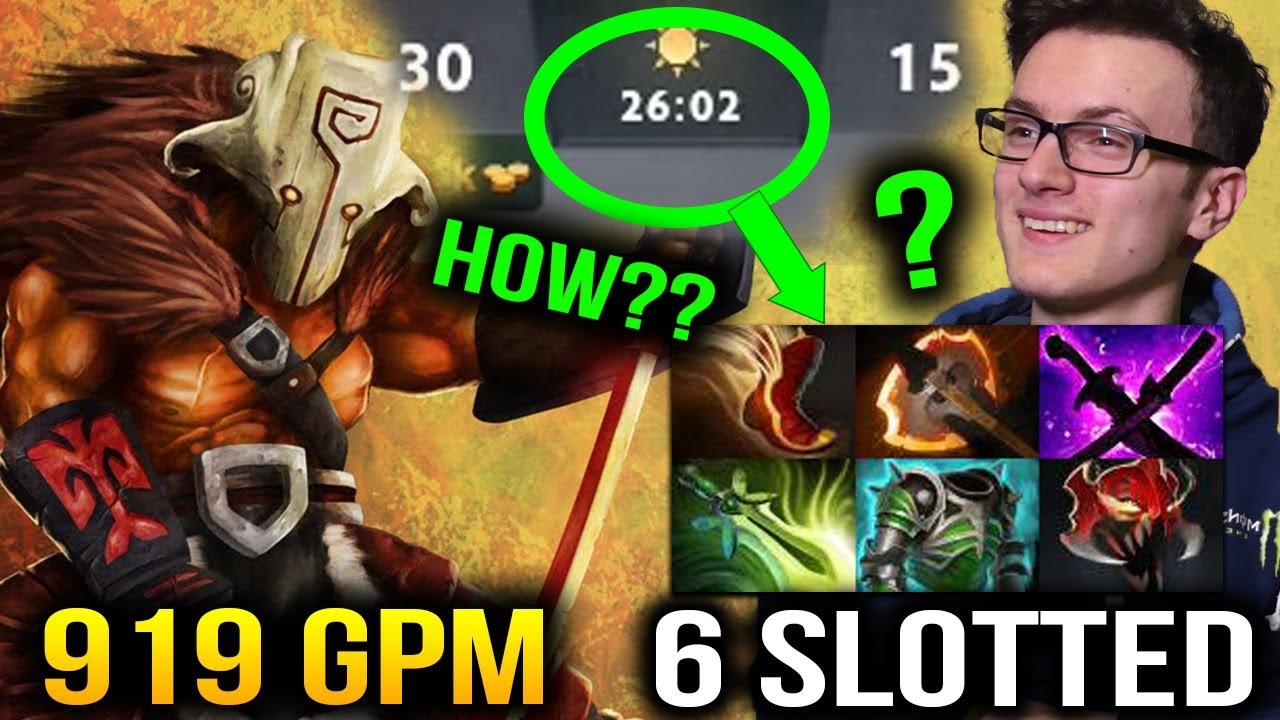 Miracle- Jug - How He Can Farm So Fast? 6 Slotted in 26Min Dota 2