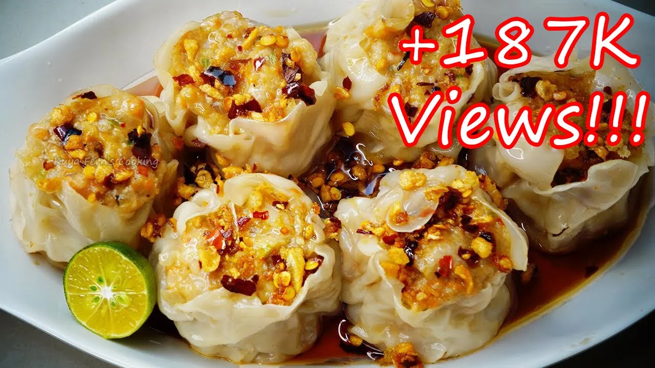 SARAP NITO GRABE!!! DI KA NA ULIT BIBILI NITO SA LABAS!!! THE BEST HOME MADE PORK AND SHRIMP SIOMAI