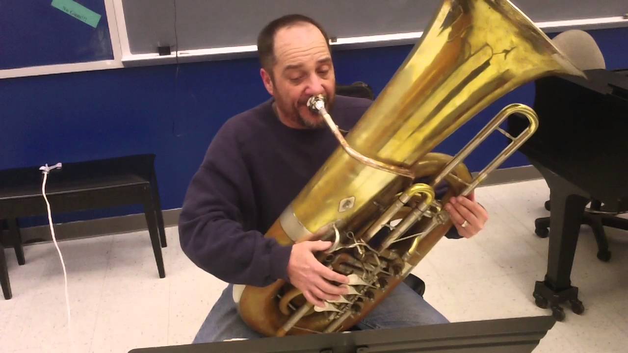 Bach Cello Suite No. 5 Sarabande on Tuba