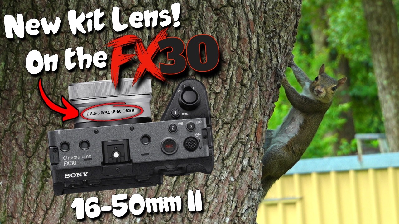 Sony ZV-E10 II kit lens on the Sony FX30 &bull; 16-50mm II HDR