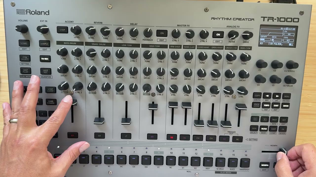Hypnotic Techno sketch 26 (Roland- TR 1000)