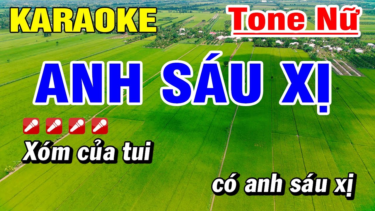Anh Sáu Xị Karaoke Nhạc Sống TONE NỮ | Hoài Phong Organ