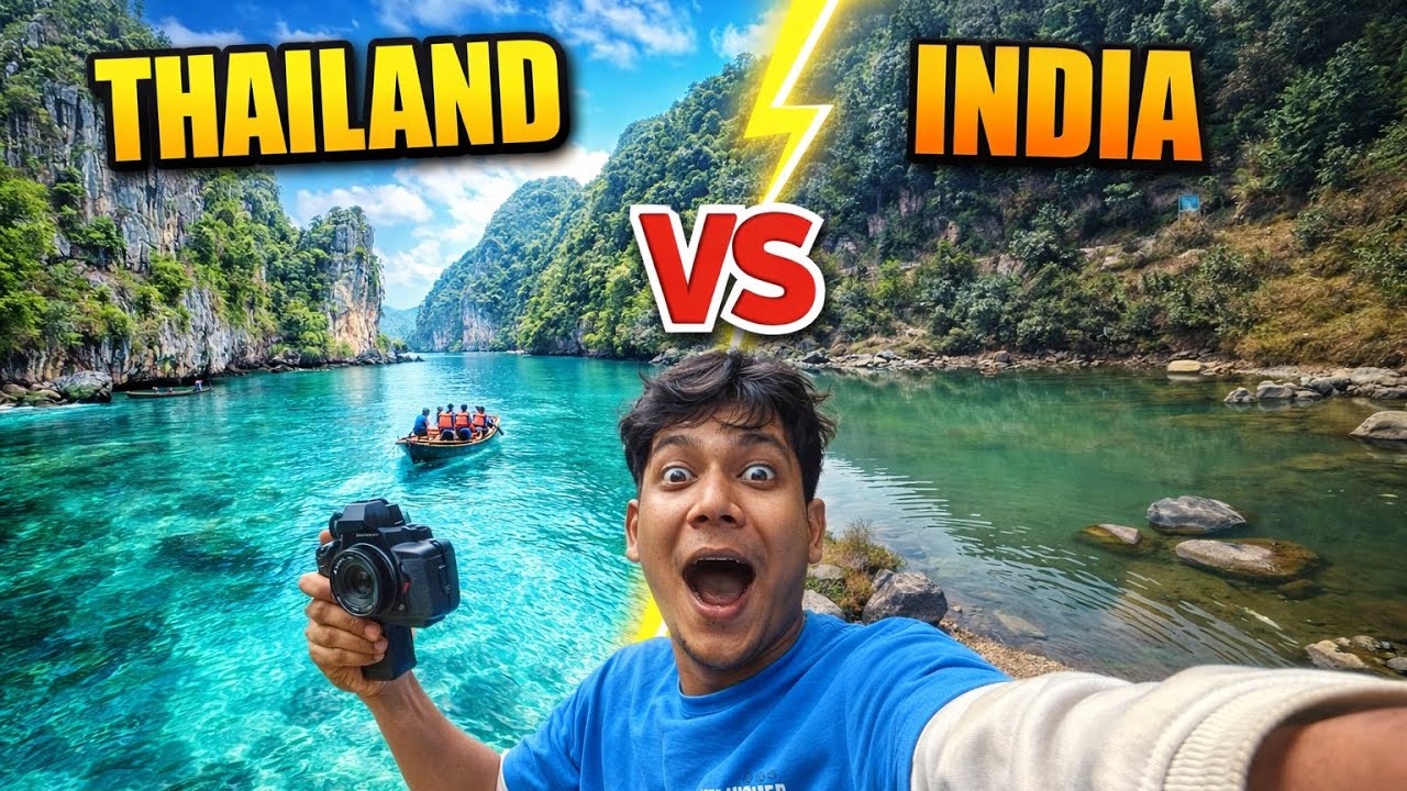 Thailand vs India 🇹🇭🇮🇳 | Which Place is More Beautiful? 😱