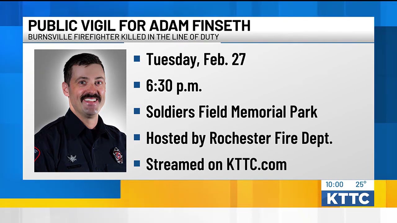 Memorial to be held for Adam Finseth Tuesday at Soldiers Field