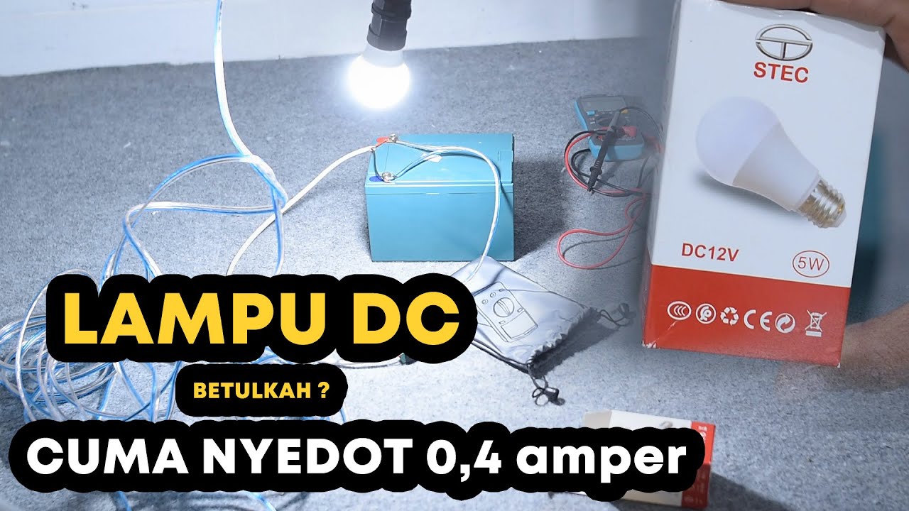Lampu DC 5 watt Terang Benderang