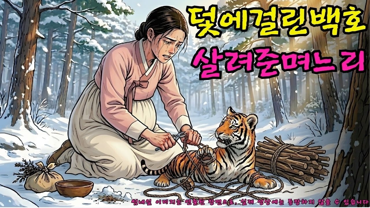 [수면동화] 덫에 걸린 호랑이 살려준 여인에게 찾아온 기막힌 반전| 야담 | 야사 | 전설 | 민담 | 설화 | 옛날이야기 l 오디오북