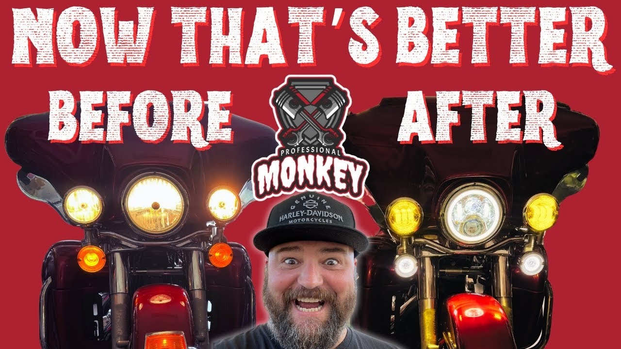 Rozświetliliśmy to! Harley Davidson Ultra Classic po gruntownej metamorfozie LED!