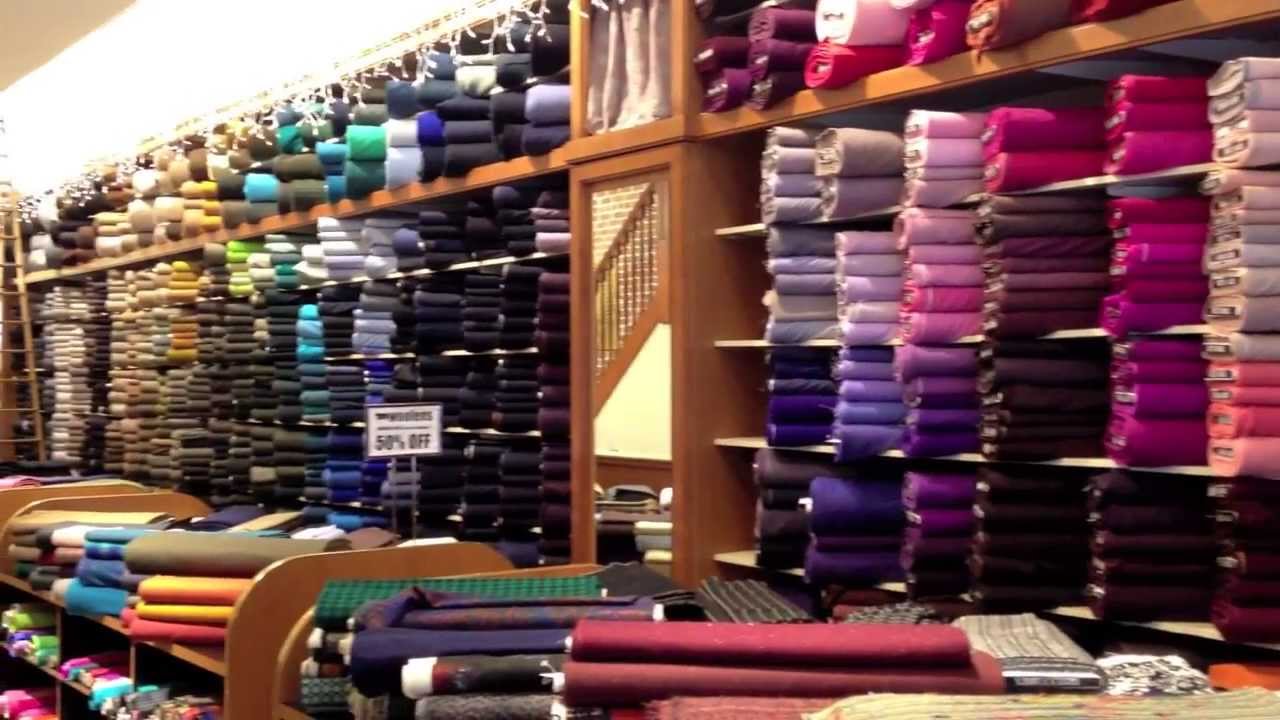 Visiting Britex Fabrics in San Francisco!