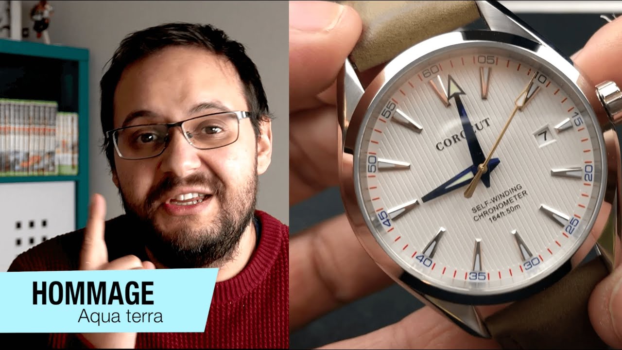 Test d'une montre hommage Aqua Terra - Corgeut