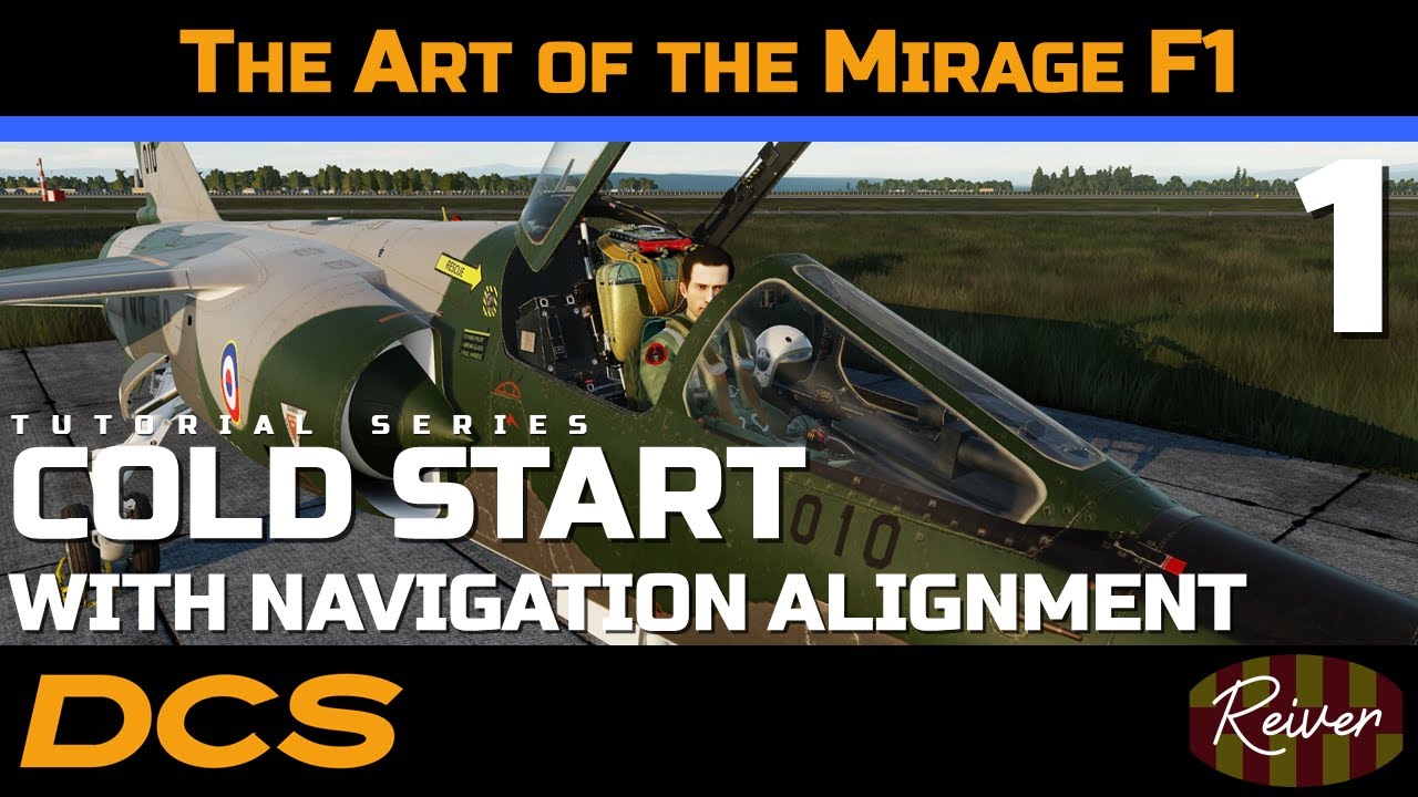 The Art of the Mirage F1 - Cold Start with Navigation Alignment | DCS World Tutorial Series