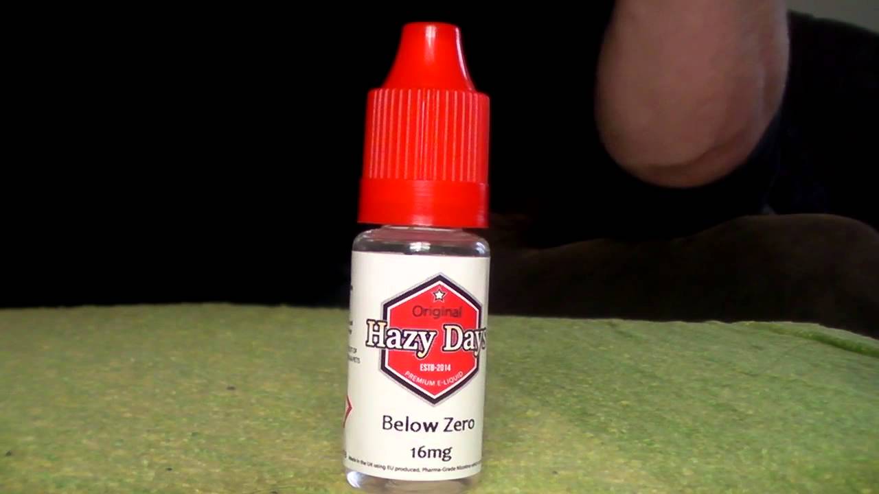 Review of Hazy Days E Liquid, Shisha Apple,Below Zero & Mojito