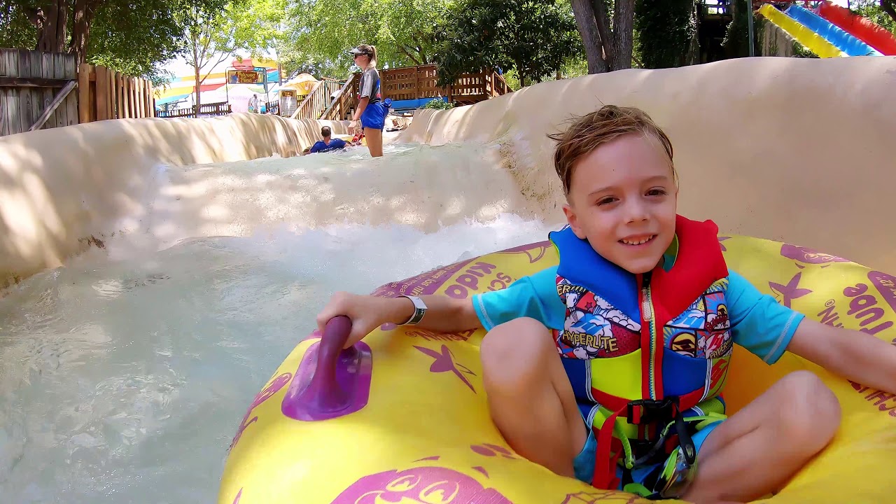 schlitterbahn new braunfels 4k most of the rides