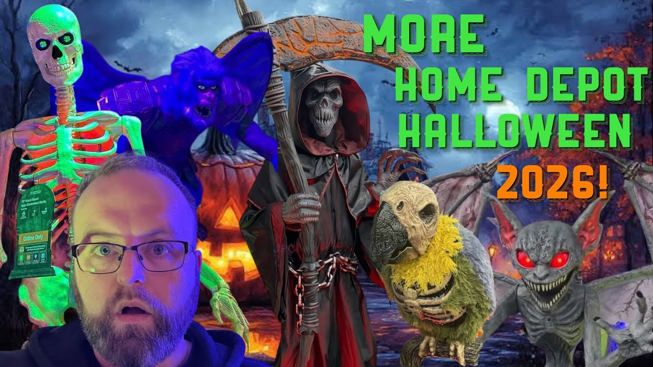 Ещё больше видео и изображений Home Depot к Хэллоуину 2026 | Первые кадры с аниматронными персона...