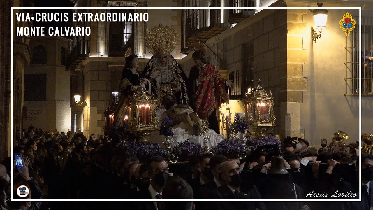 MONTE CALVARIO | Via+Crucis Extraordinario | Iglesia de Santiago | Málaga 2022 [4K]