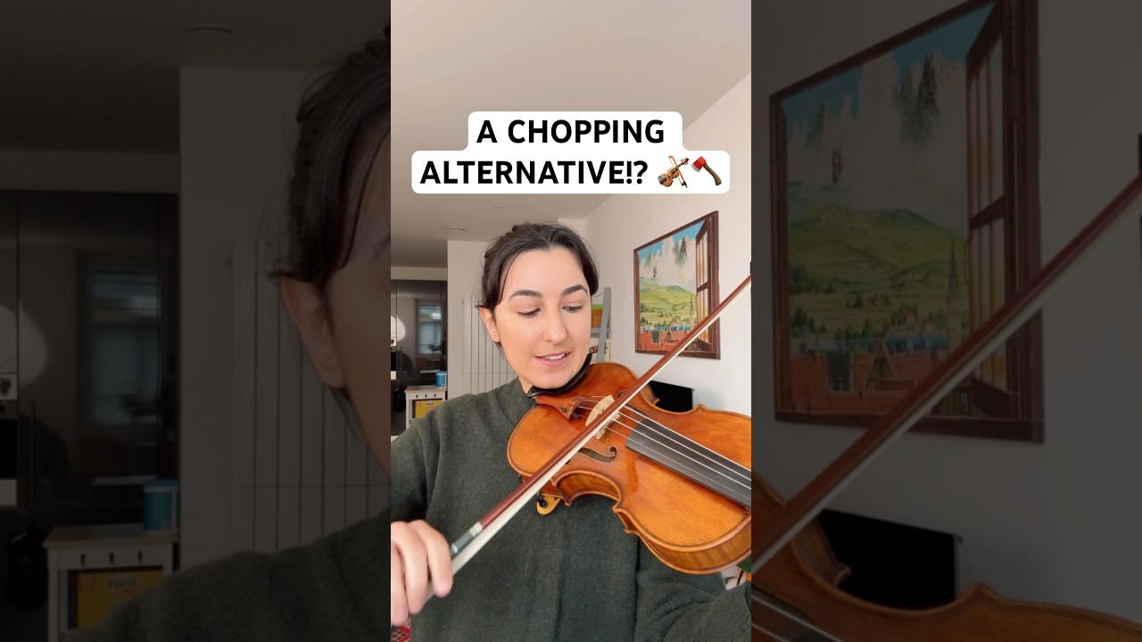 A Chopping Alternative for Violinists Who Can&rsquo;t Chop (Yet!)