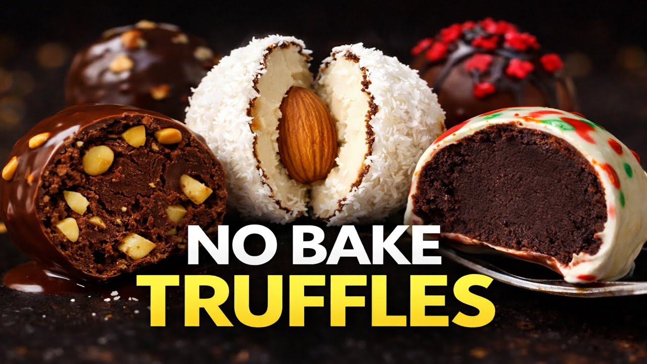 4 Easy No Bake Truffles You’ll Make Again and Again (No Oven)