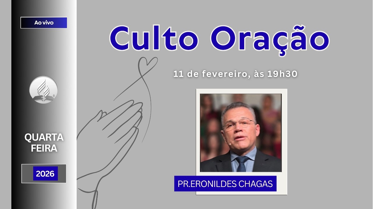 🔴 AO VIVO | CULTO DE QUARTA - 11.02.2026 -  19:30