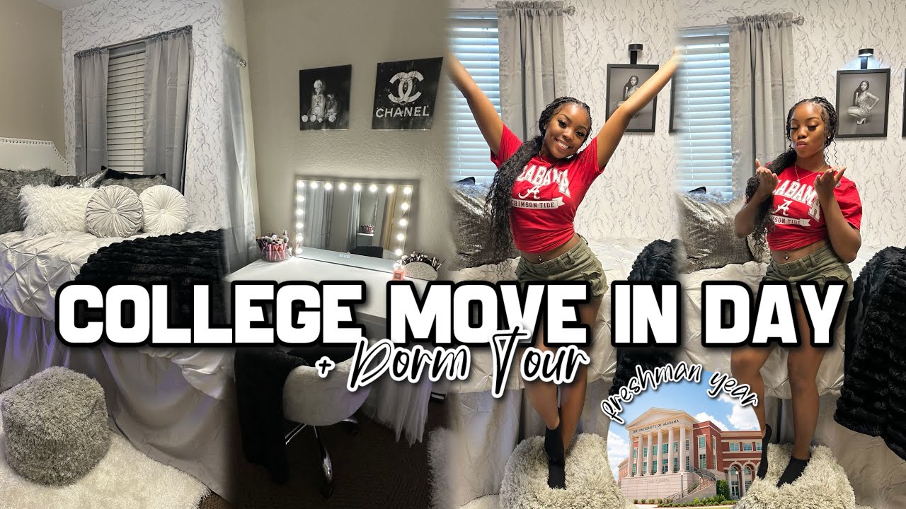 COLLEGE MOVE IN DAY VLOG !! + DORM TOUR | freshman year at the University of Alabama 