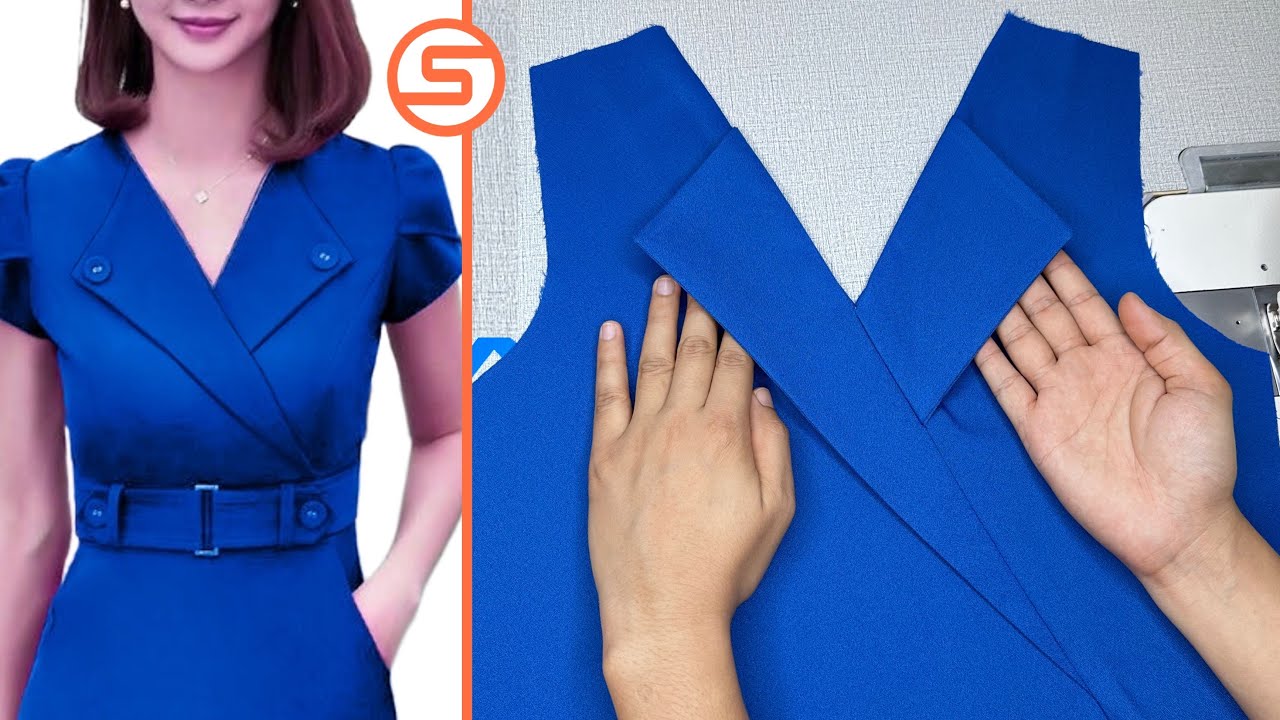 Double Notch Collar Design Sewing Secret Tips | Sewing Techniques and Tricks